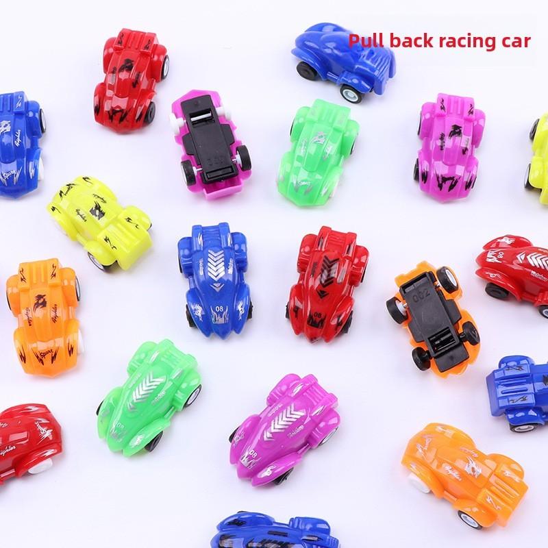 Colorful Racing Car Plastic Mini Racer Toy With Rebound Function For Kids Learning And Play