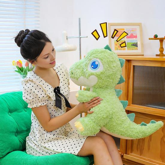 Niedliche Dinosaurier Plüschpuppe Weiches Stofftier Kissen für Jungen Kinder Umarmbares Dino Spielzeug für Schlafzimmerdeko Und Geburtstagsgeschenk