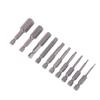10Pcs Hex Shank Magnetic Head Screw Driver 50/100Mm Screwdriver Bits H1.5-H12 Nut Driver Set Power Drill Adapter Screw Driver