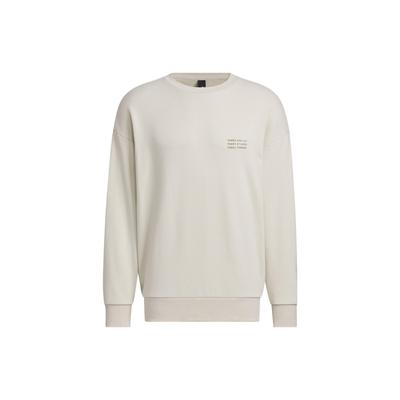 adidas Sweatshirts Men's Clear Brown Crew Neck Moderate Regular IS7422