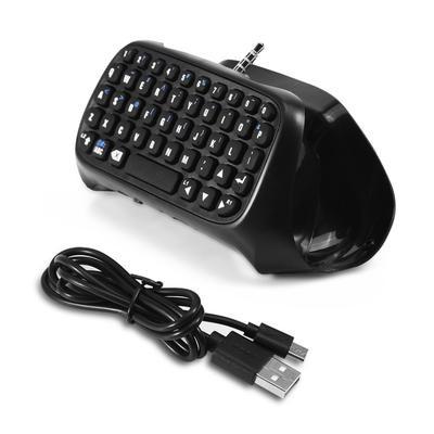 Mini bezdrátová Bluetooth herní klávesnice Chatpad pro PS4 ovladač