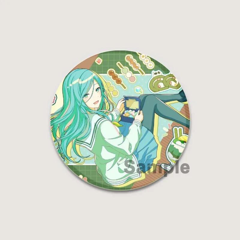 32/44/58mm Project SEKAI Blaszany Pin Okrągły Kreskówkowy Wpinany Broszki na Plecak Ubrania Akcesoria Odznaka Kolekcjonerska Anime Dekoracja Słodki