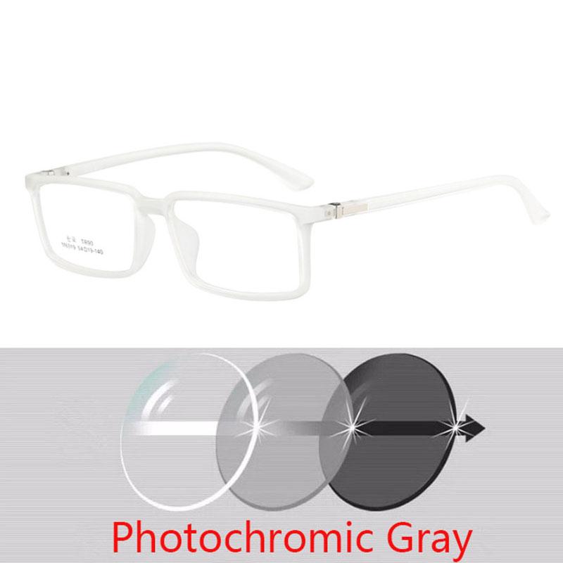Men Square Nearsighted Eyeglasses Spring Hinges Unisex Oval Prescription Spectacle 0 -0.5 -1.0 -2.0 To -6.0 -7.0