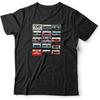 DOO MJUGG Hip Hop Mix Tapes T Shirt Unisex & Old School Mens Turntable Music Cotton Short Sleeve Shirt M Black