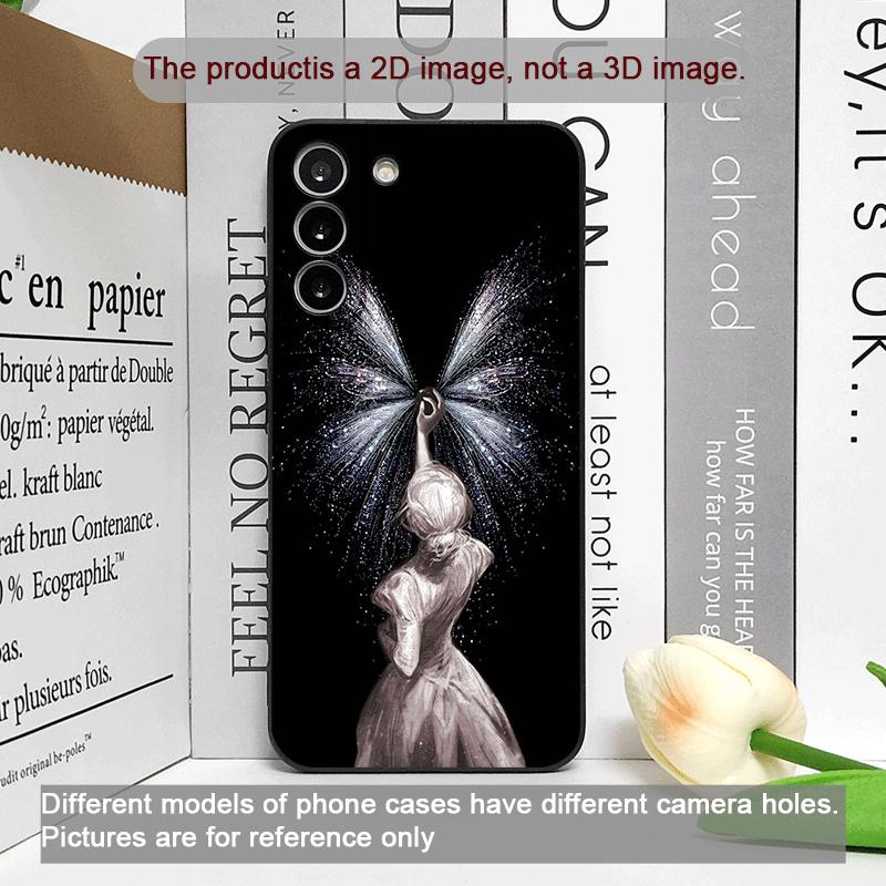 Creative Black Stardust Girl Pattern Phone Case for Huawei Nova 13 12 11 Pro 10 SE Mate 40 50 60 Pro+ P60 P50 P40 5G Soft Covers