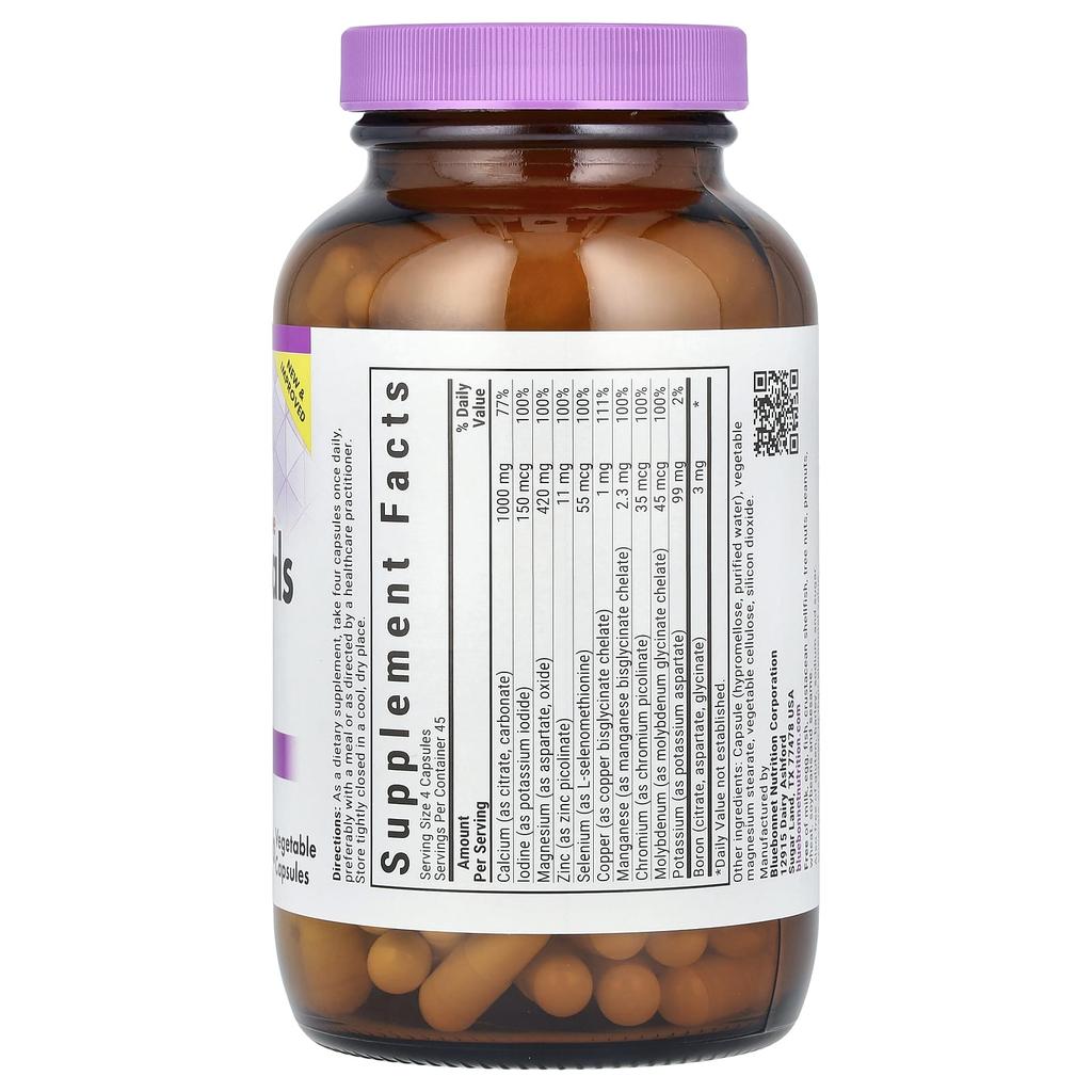 Comprehensive Mineral Plus Boron, Iron Free, 180 Veggie Caps