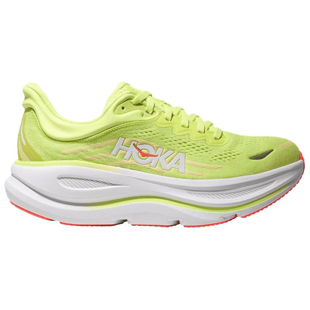 HOKA ONE ONE Bondi 9 Breathable Coverage Support Rebound Running Shoes Women's Bright Green 1162012-NYZS