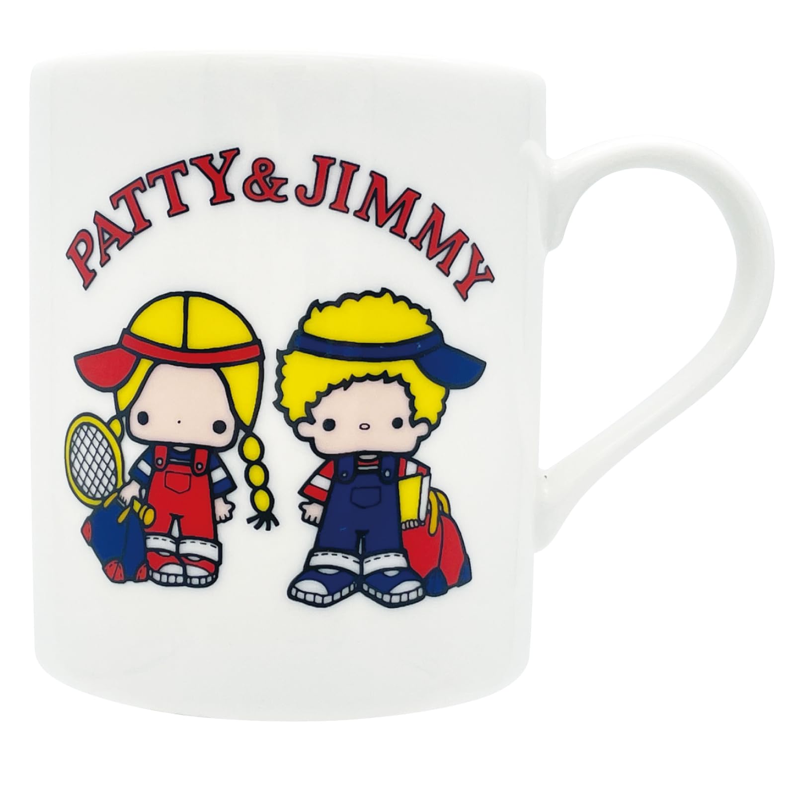 Sanart Sanrio Patty Jimmy Mug Birthday Children SAN5094 & (approx. 270ml) - Goods,, Tableware, Gift, Women, - белый