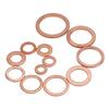300-piece Copper Gasket Nut And Bolt Set (box Included) For Flat Ring Seals, 5-20mm Copper Flat Gaskets For Oil Pan