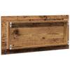 Mirror with Reclaimed Wood Frame 80 x 37 cm Glass and Engineered Wood