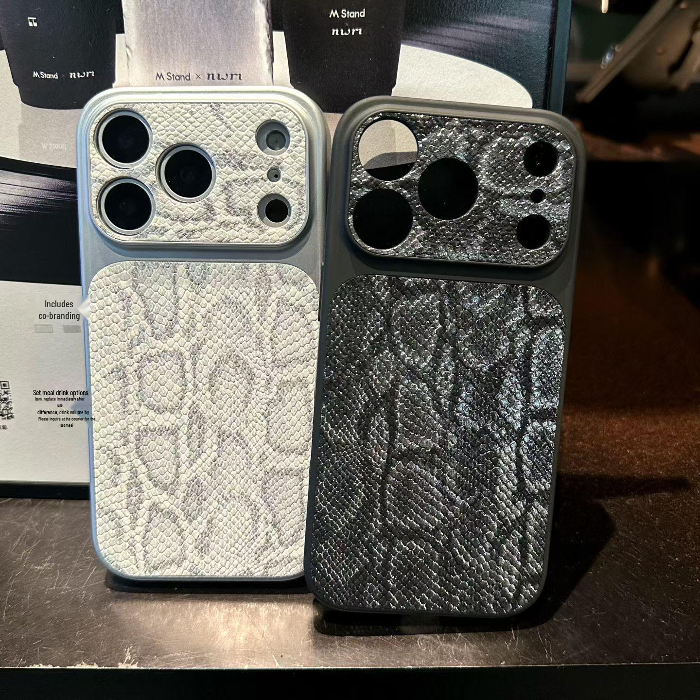 

Snakeskin Pattern Anti-drop Phone Case for iPhone 14/15/16/17 Pro Max iPhone 14 Pro