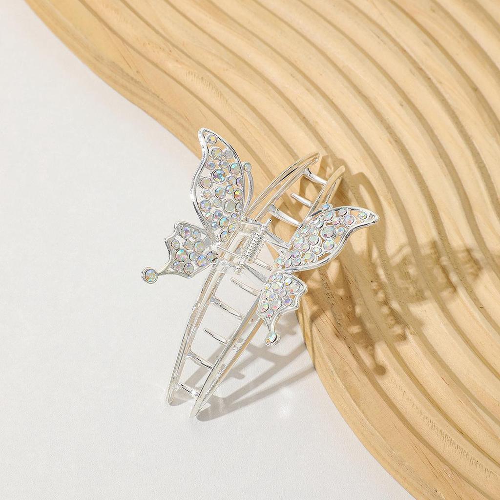 Korean Style Elegant Metal Hair Claw Clip for Women - Shark Claw Design