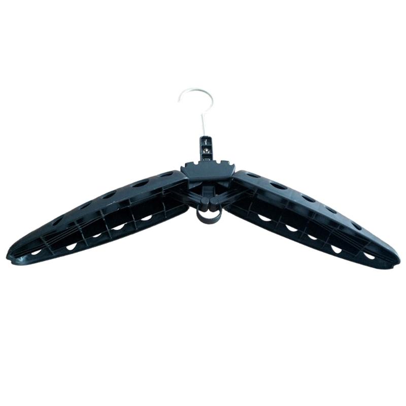 Multi-Purpose Snorkeling Suit Hanger Foldable Surfing Suit Hangers Wetsuit Hanger Folding Vented Hanger Diving Accessory