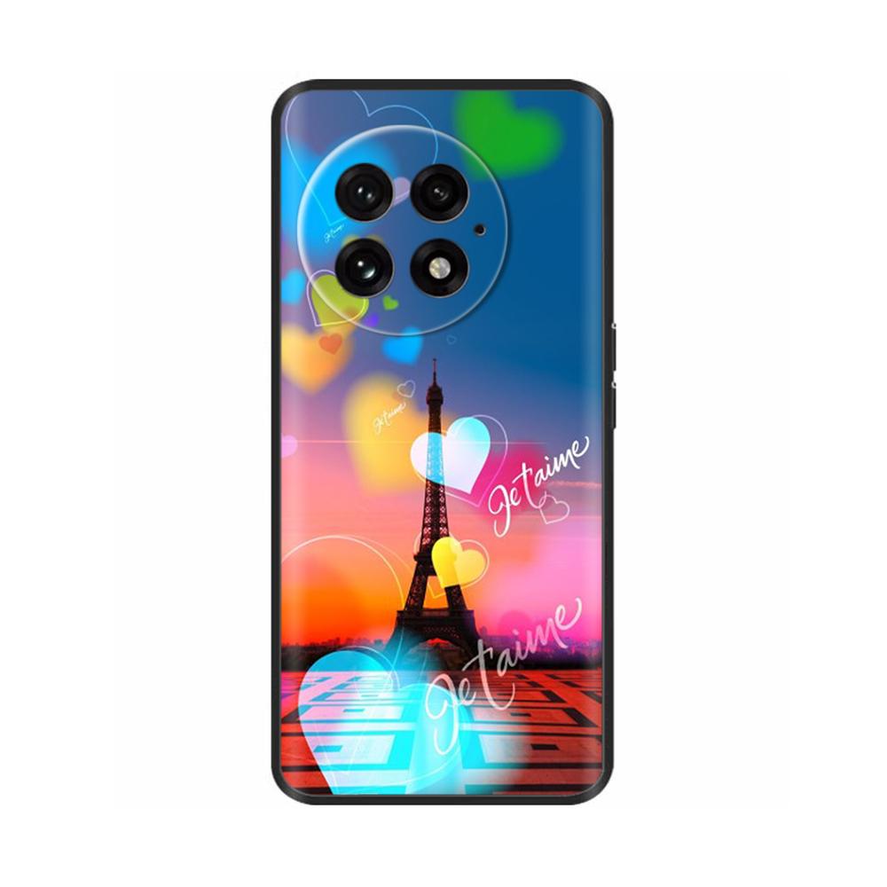 Luxury Case For OnePlus 13 Phone Case Shockproof Black Silicone Soft Back Cover Coque For OnePlus 13 PJZ110 Case Fundas Housing