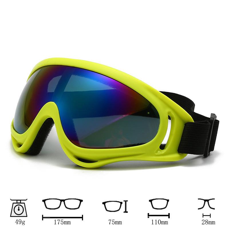 Wielofunkcyjne wiatroodporne gogle do sportów śnieżnych, motocyklizmu i dla zwierząt