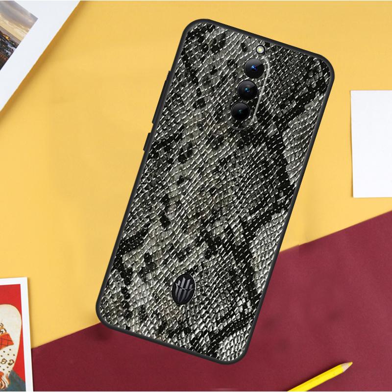 Snake Skin Case For ZTE Nubia Red Magic 11 Pro 9 8 8S 9S 10S 10 Pro Plus 6R 6 7 6S 7S Pro 10 Air Cover
