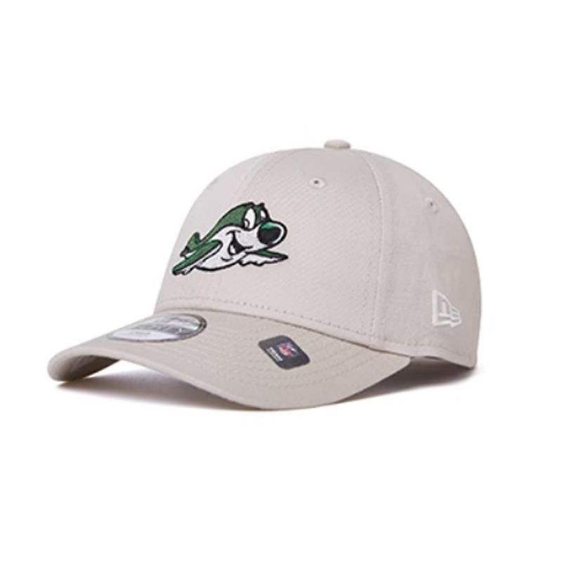 New Era Niu Yihua NFL Sun Visor Hard Top NE940 Cotton Peaked Cap Children's Beige 60595391