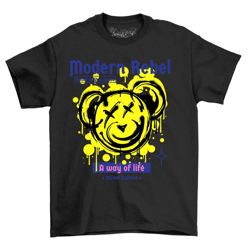 'BEARSTREET2-4 8'' Teddy Bear T-shirt - Roar with Cuteness! 100% Cotton, Funny Uni