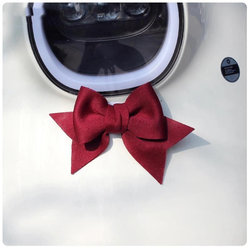 Motorcycle Helmet Ornaments Electric Bike Helmet Bow Style Bowknot For Car Body Decoration Accessories For Girls