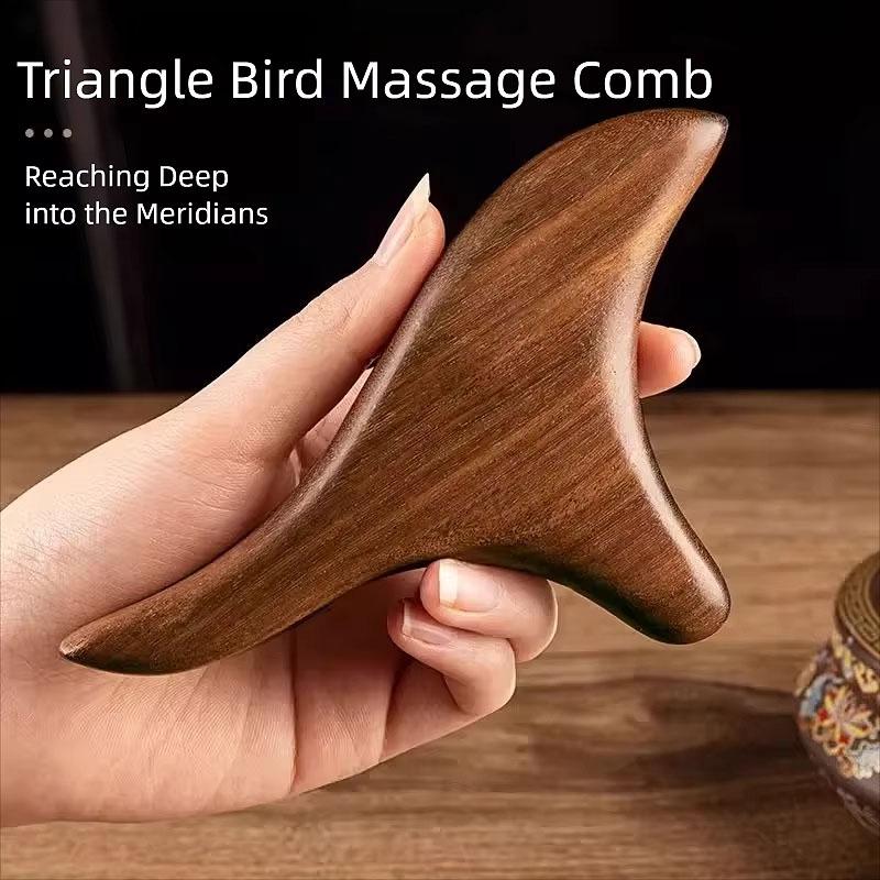 New Trigger Point Massage Gua Sha Tools Wood Therapy Massage Tools Professional Lymphatic Drainage for Back Neck Leg AMGJ010