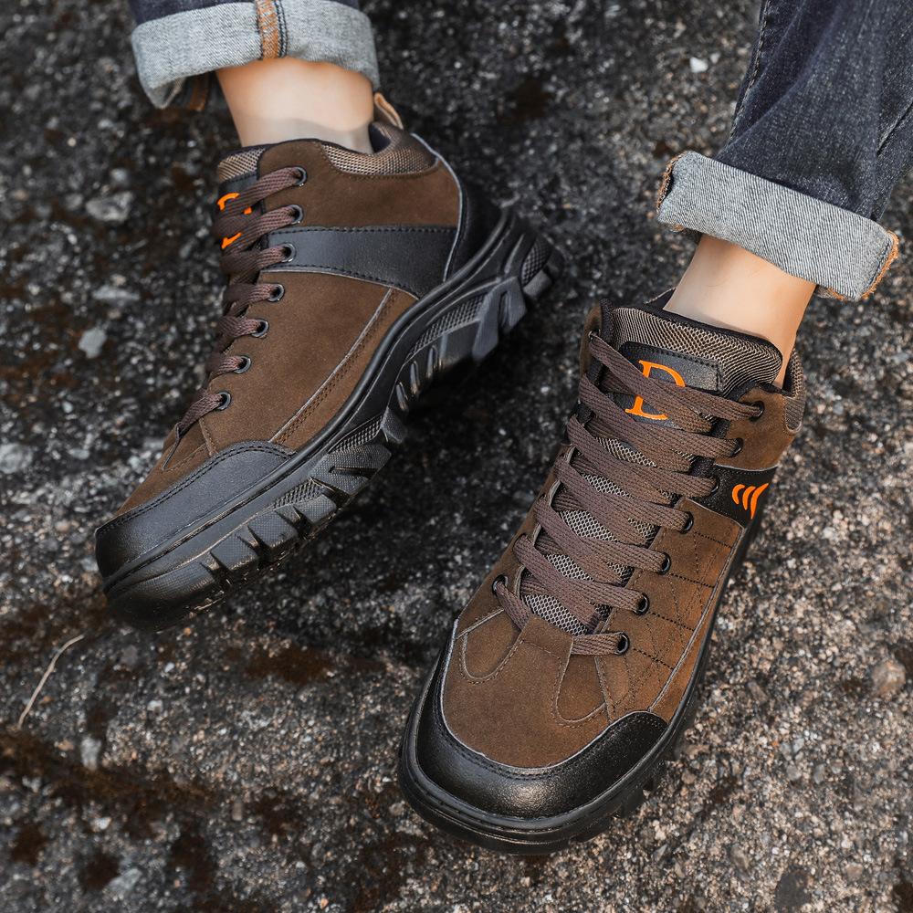 

Mountaineering men s shoes spring and autumn new sports comfortable leisure outdoor tourism hiking running manufacturers foreign trade men s shoes 39