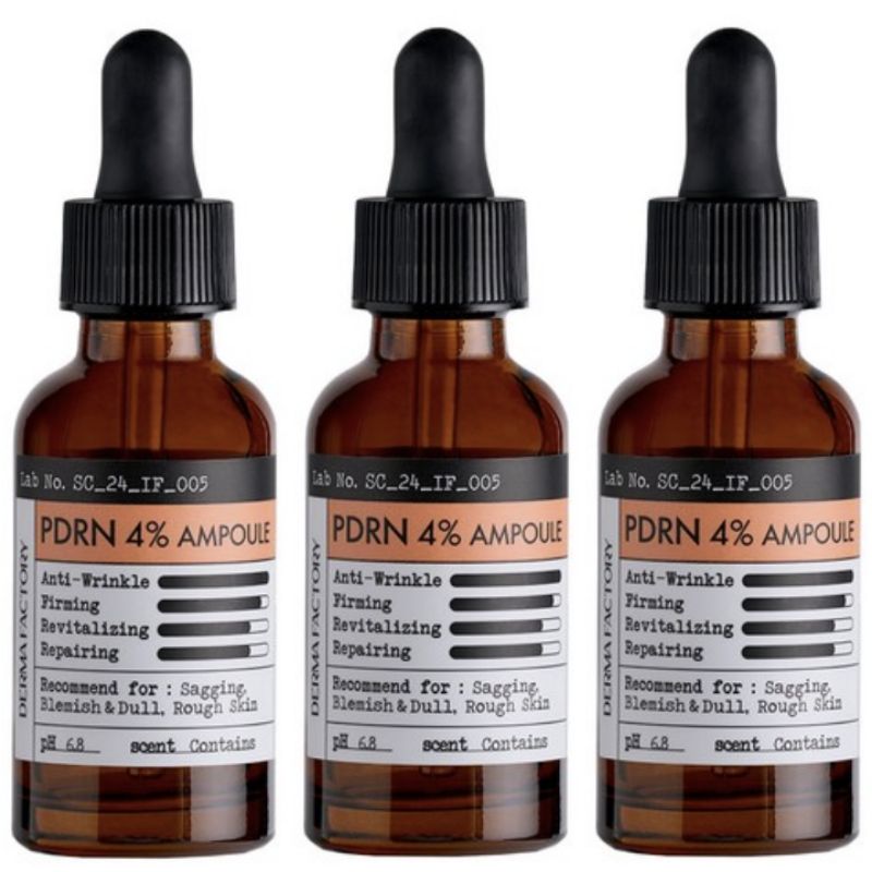 Derma Factory PDRN 4% Repair Ampoule 30ml – Skin Regeneration & Intensive Firming Serum
