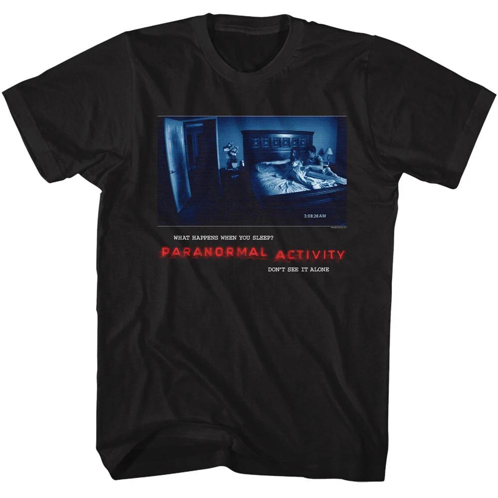 Paranormal Activity Movie What Happens when You Sleep Men s T Shirt XL