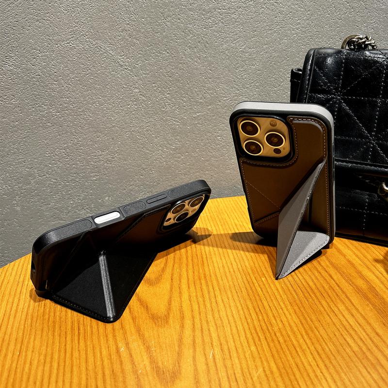 Luxury Multi Function Wallet Card Phone Case For Iphone17 16 15 14 Plus 13 12 Pro Max 11 PU Holder Wristband Soft silicone Cover