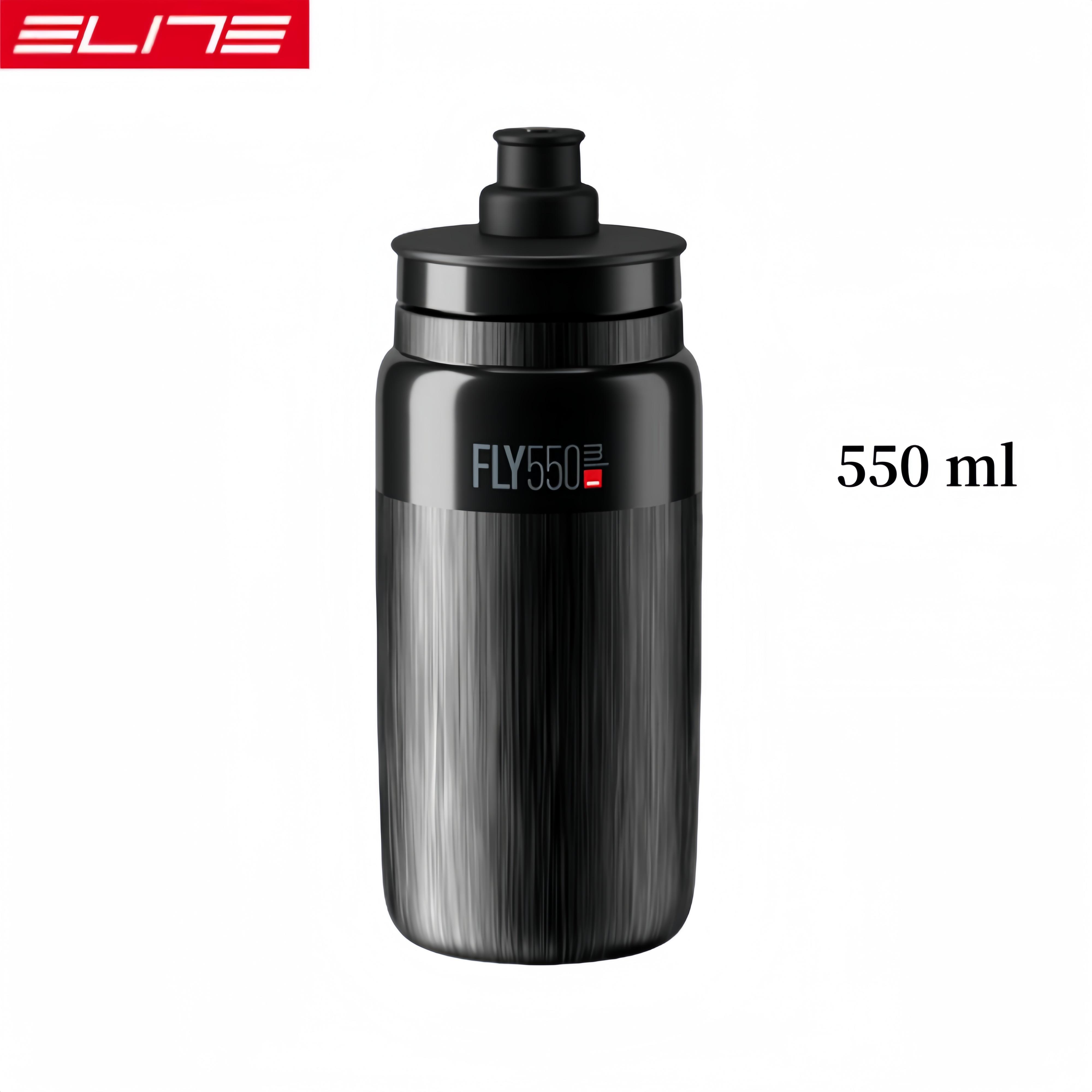 

ELITE Чайник FLY TEX Велосипедный чайник Сверхлегкий Чайник для шоссейного велосипеда Горного велосипеда Велосипедная бутылка для воды Спортивный стакан для воды чёрный