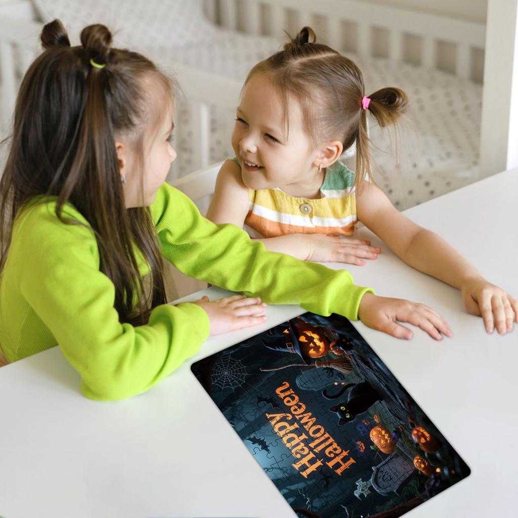 Cute Photos Of Halloween Puzzles, Puzzles, Family Education Games, Family Decoration Paintings.