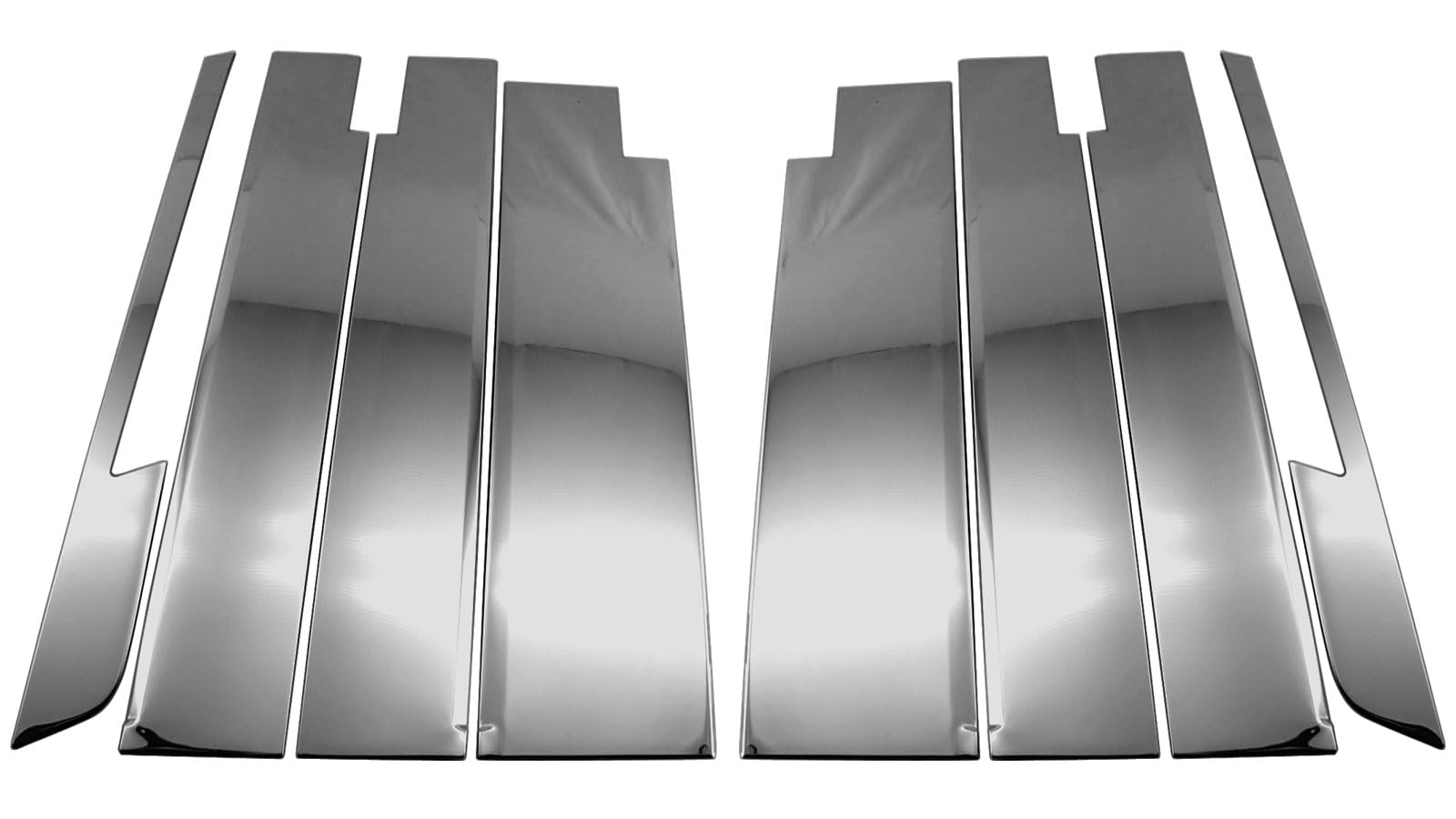 

BRIGHTZ Finish Stainless Steel Black Plated Pillar Panels with Set for JF N-BOX JF3/JF4 Ultra-Mirror Visor, 8-Piece [PIL-BLA-417] F3/F4/3/4 N-BOX