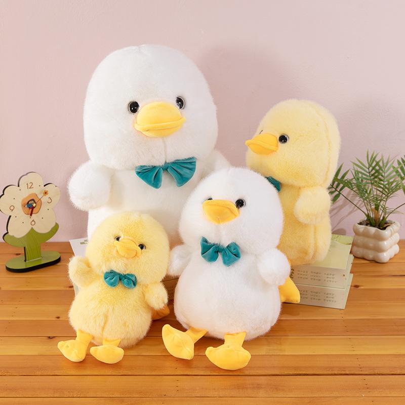 Tie Bow Cute Cartoon Duck Animal Plush Toy For Children And Collectors Toy