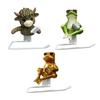 Funny Frog Toilet Paper Holder Wall Mounted Paper Roll Holder Novelty Resin Frog Towel Tissue Dispenser for Bathroom Decor