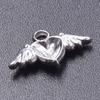 100% Stainless Steel Heart Cross Star Moon Charms For Jewelry Making Diy Stone Crystal Enamel Connector Metal Pendant Accessorie