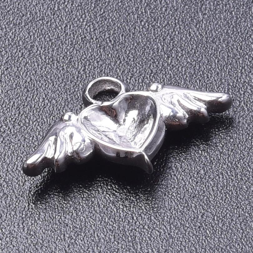 100% Stainless Steel Heart Cross Star Moon Charms For Jewelry Making Diy Stone Crystal Enamel Connector Metal Pendant Accessorie