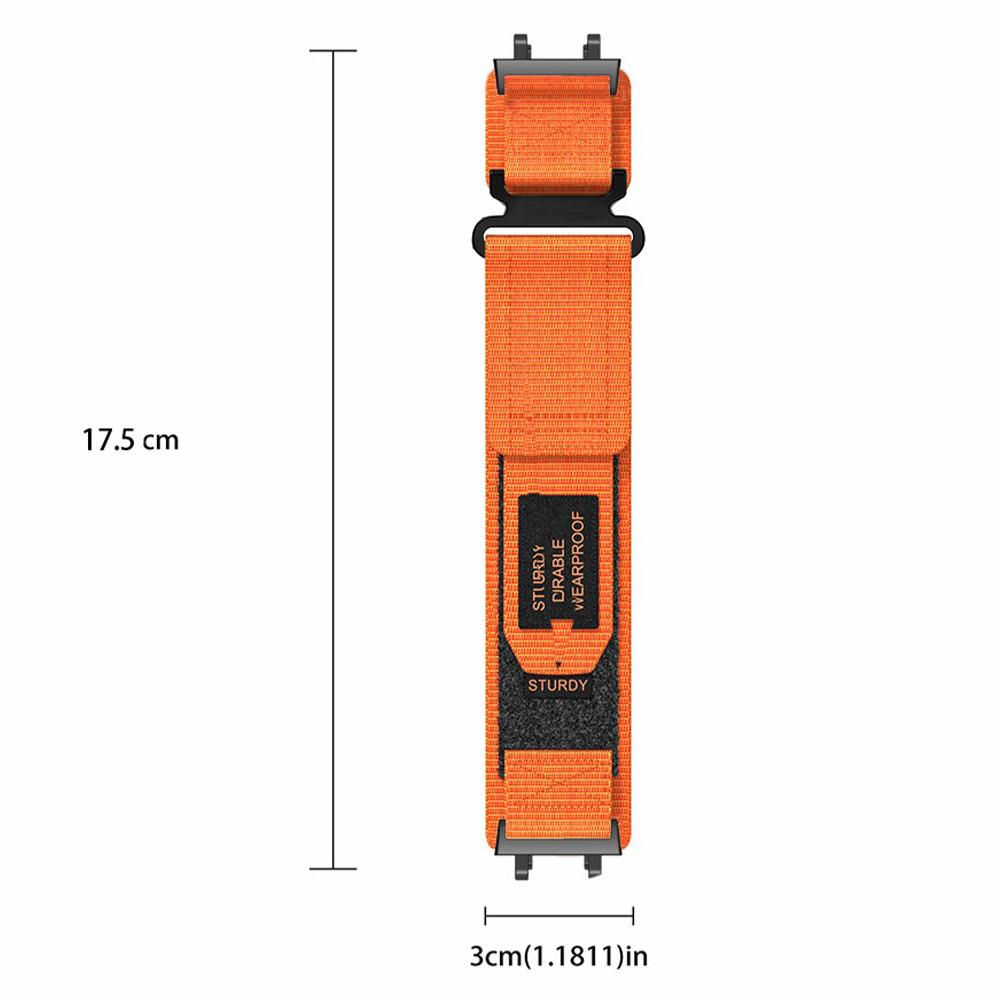 For Huami Amazfit Active Edge (A2212) Sports Smartwatch Strap Magic Tape Design Nylon Band
