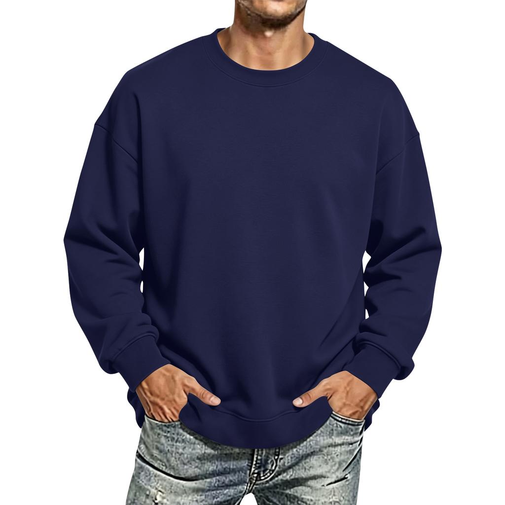 Unisex Long Sleeve Neck T-Shirt Couples Casual Sports Top for Men and Women