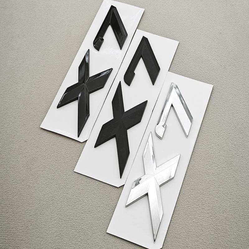 3D ABS Chrome Black Car Letters Logo X7 XDrive 40i Rear Trunk Badge Side Door Emblem For BMW X7 G07 Sticker Exterior Accessories