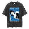 Camiseta Gráfica Vintage Lavada Anime Perfect Blue Mima Kirigoe Ropa para Hombre y Mujer Moda Manga Corta Camiseta Oversize