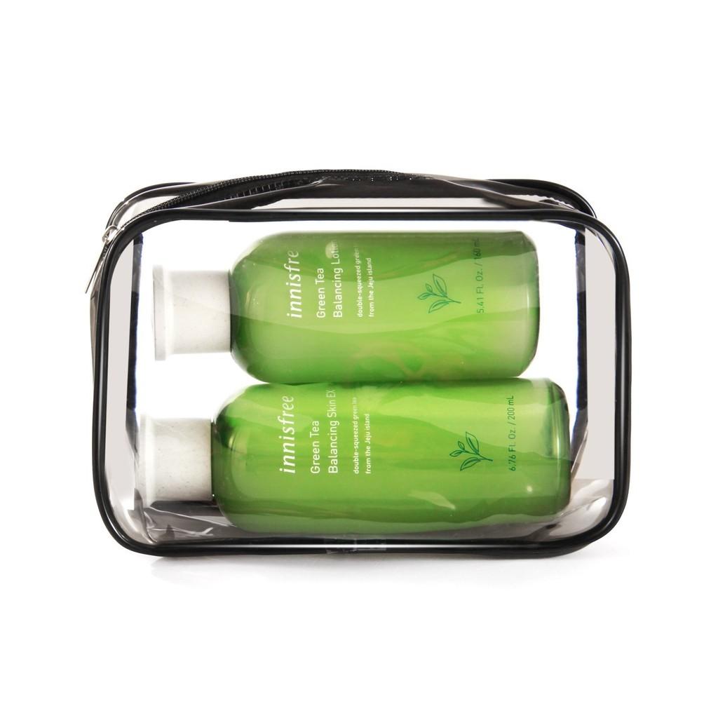 Pvc Multicolor Transparent Travel Organizer With Waterproof Design For Cosmetic And Toiletry Storage