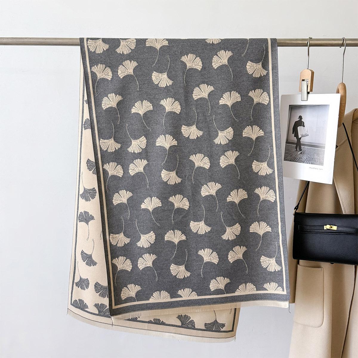 

Winter Warm Scarves Women Wraps Fashion Shawls Pashmina Scarfs For Ladies Soft Thick Cashmere Scarf Large hijab Whit Tassel 185x65cm