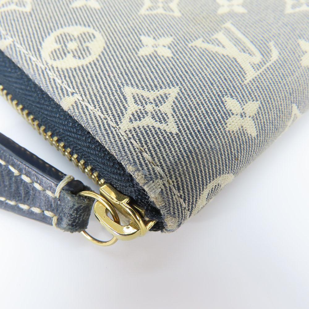 Gebrauchter LOUIS VUITTON Münzetui Münzbörse M63004 Monogramm Ideal Onkel Marineblau System Kartenetui