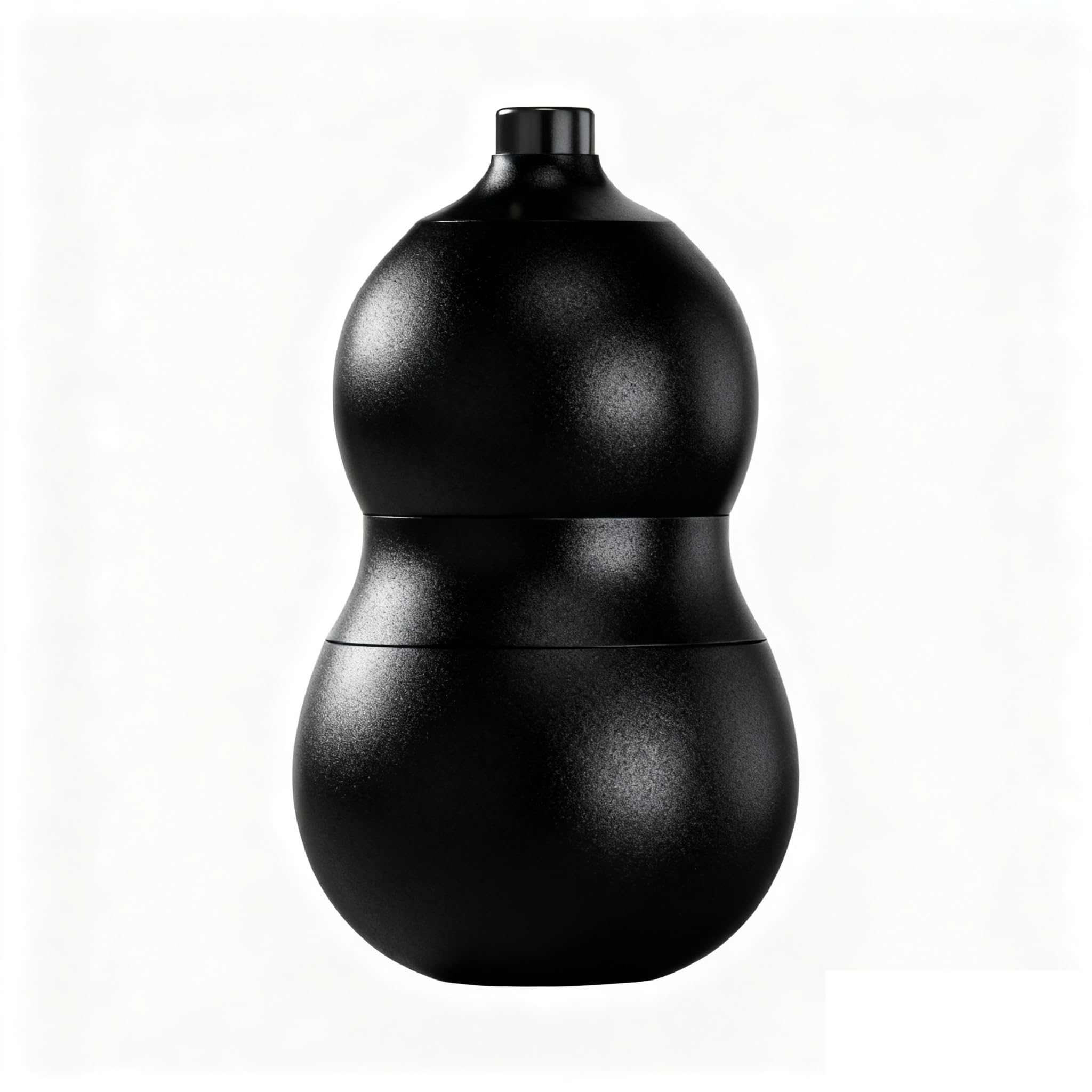 

7JI Gourd-Shaped Fidget Cube, EDC Gadget, Stress Relief, Time Killer, Hand Toy, Stress Relief, Adult Christmas Gift, Black