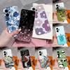 Case For Honor 400 Pro 5G Beauty Flowers Clear Phone Housing For Honor400 Soft TPU Silicone Lightweight Shockproof Back Cover