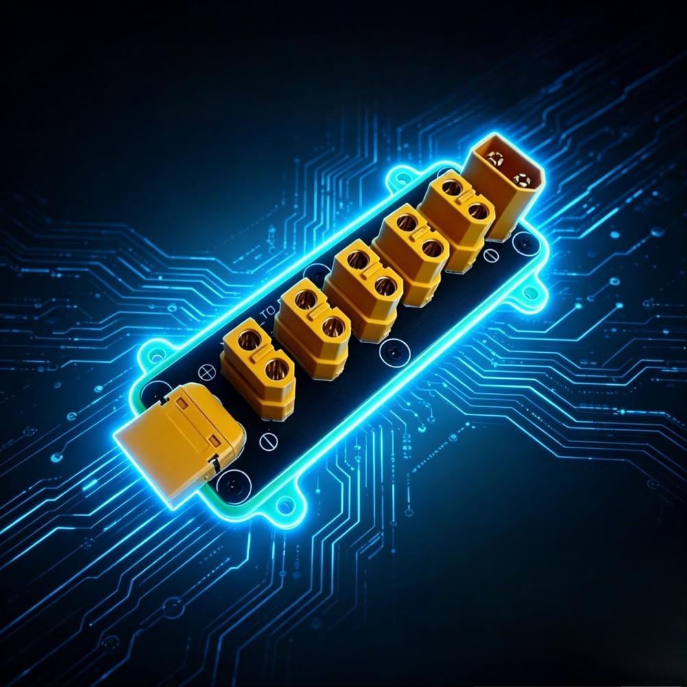 DIY Current Model Power Distribution Board With 2 To 5 Power Distribution Board Suitable For RC Cars, Boats, Underwater Vehicles