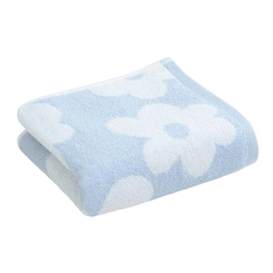 

Полотенце для ванной Yousheng Быстросохнущее Впитывающее Мягкое Полотенце для рук Цветочный дизайн Двусторонняя прострочка Легкое полотенце синий