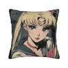 Sailor Moon Pillowcases  Kawaii Pillow Case For Living Room Chair Design Pillow Cover