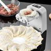 Fully automatic electric dumpling machine,featuring 2 modes,rechargeable,dumpling skin presser,with a filling spoon and brush