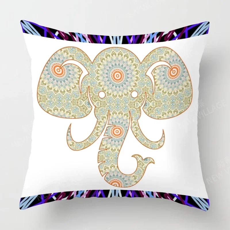 Fall Home Decor Autumn Living Room Throw Pillow Cover Sofa Boho Cushion Cover   Mandala
