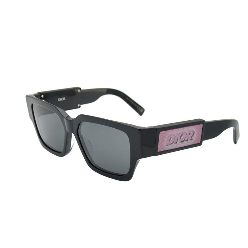 

Dior CD SU Stone Version Square Sunglasses Men sunglasses Pink Green Malachite CDSUFR-16A0 Pink,55mm